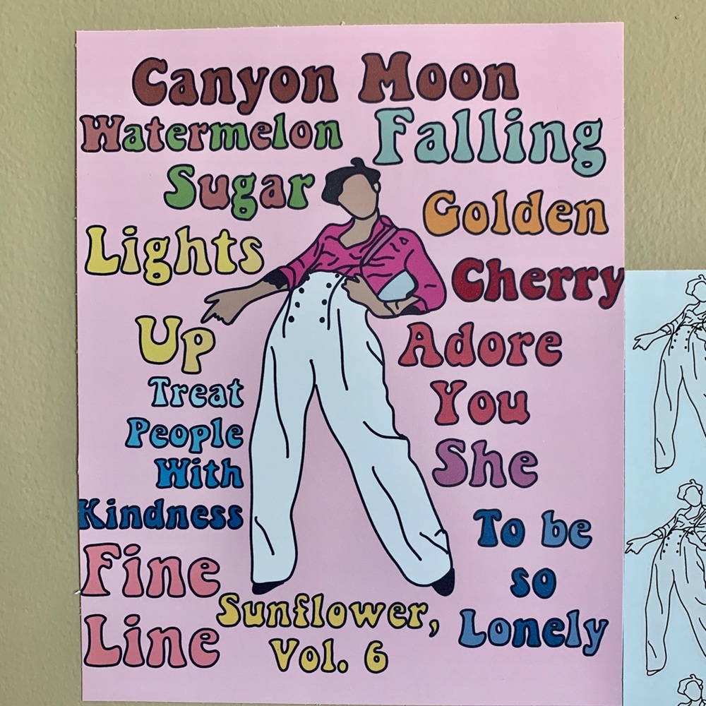 Harry Styles Fine Line Print